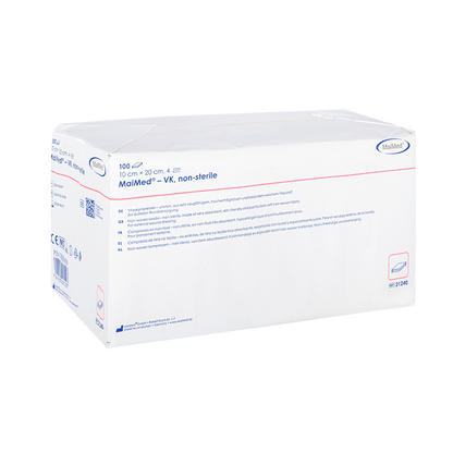 Μη αποστειρωμένες κομπρέσες φλις MaiMed-VK 100 τεμαχίων/χάρτινη σακούλα