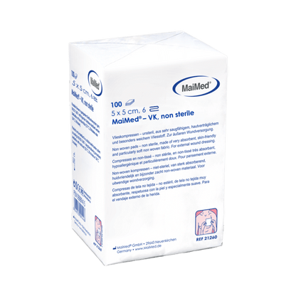 Μη αποστειρωμένες κομπρέσες φλις MaiMed-VK 100 τεμαχίων/χάρτινη σακούλα
