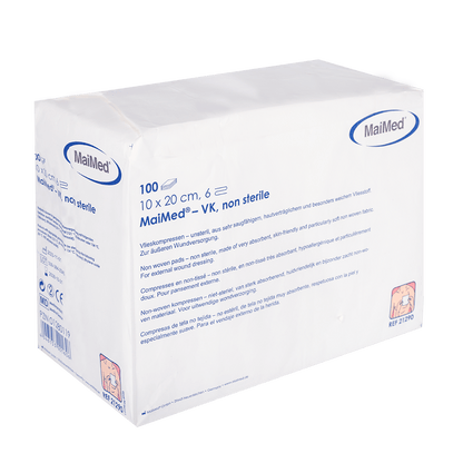 Μη αποστειρωμένες κομπρέσες φλις MaiMed-VK 100 τεμαχίων/χάρτινη σακούλα
