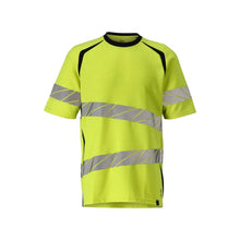 T-shirt, μοντέρνα εφαρμογή T-shirt Multisafe, hi-vis κίτρινο/μαύρο-μπλε