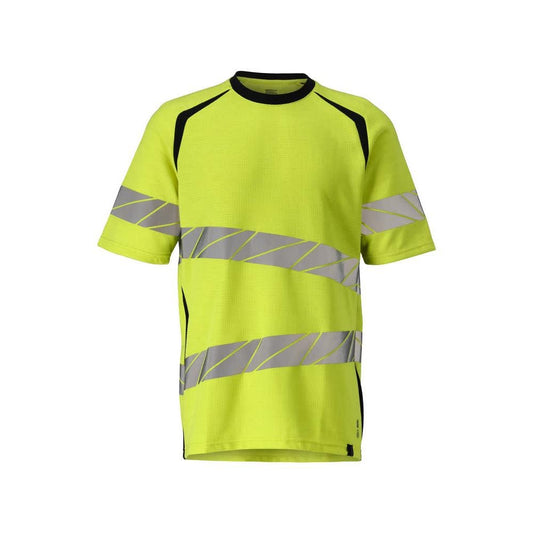 T-shirt, μοντέρνα εφαρμογή T-shirt Multisafe, hi-vis κίτρινο/μαύρο-μπλε