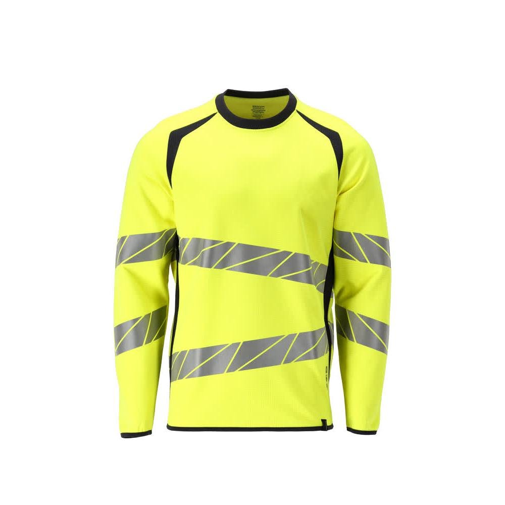 Φούτερ, μοντέρνα εφαρμογή Φούτερ Multisafe, hi-vis κίτρινο/μαύρο-μπλε