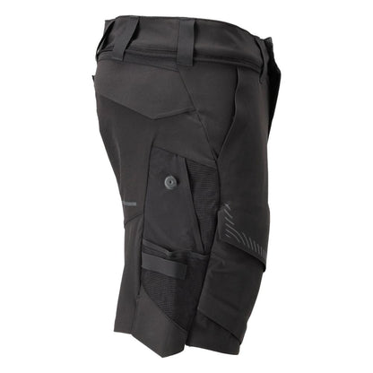 Σορτς, ελαστικό, ελαφρύ σορτς, μαύρο