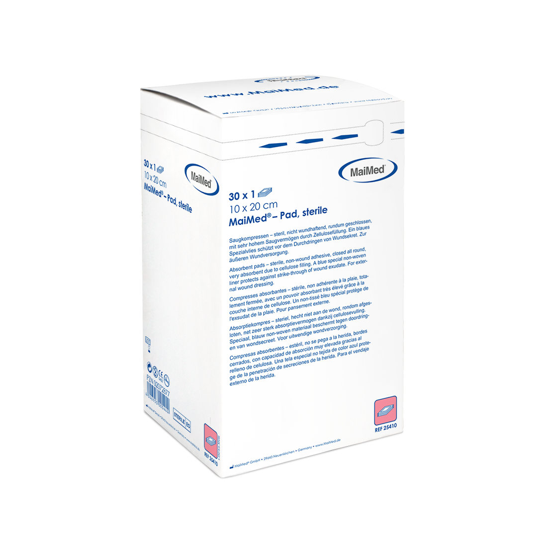 Αποστειρωμένες απορροφητικές κομπρέσες MaiMed-Pad