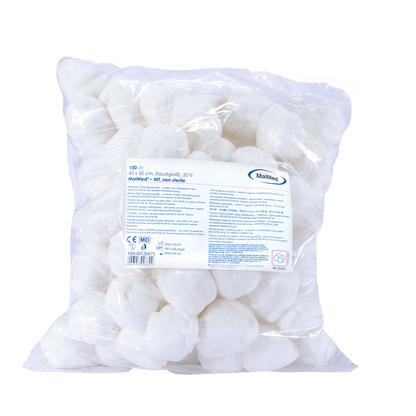 MaiMed-MT-μη αποστειρωμένες μπατονέτες γάζας, 500 τεμάχια/τσάντα αλουμινίου