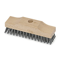 Η επαγγελματική βούρτσα από ατσάλινο σύρμα Nölle 22 cm διαθέτει πυκνά συσκευασμένες, σκληρές μεταλλικές τρίχες και μια κεντρική τρύπα για στερέωση της λαβής - ιδανική για τον αποτελεσματικό καθαρισμό σκληρών επιφανειών. Από την Nölle Profi Brush Βούρτσες & Τεχνική Πινέλου e.K.