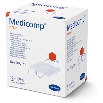 Medicomp dr st 7*5x7*5 S306f | Συσκευασία (50 τεμάχια)