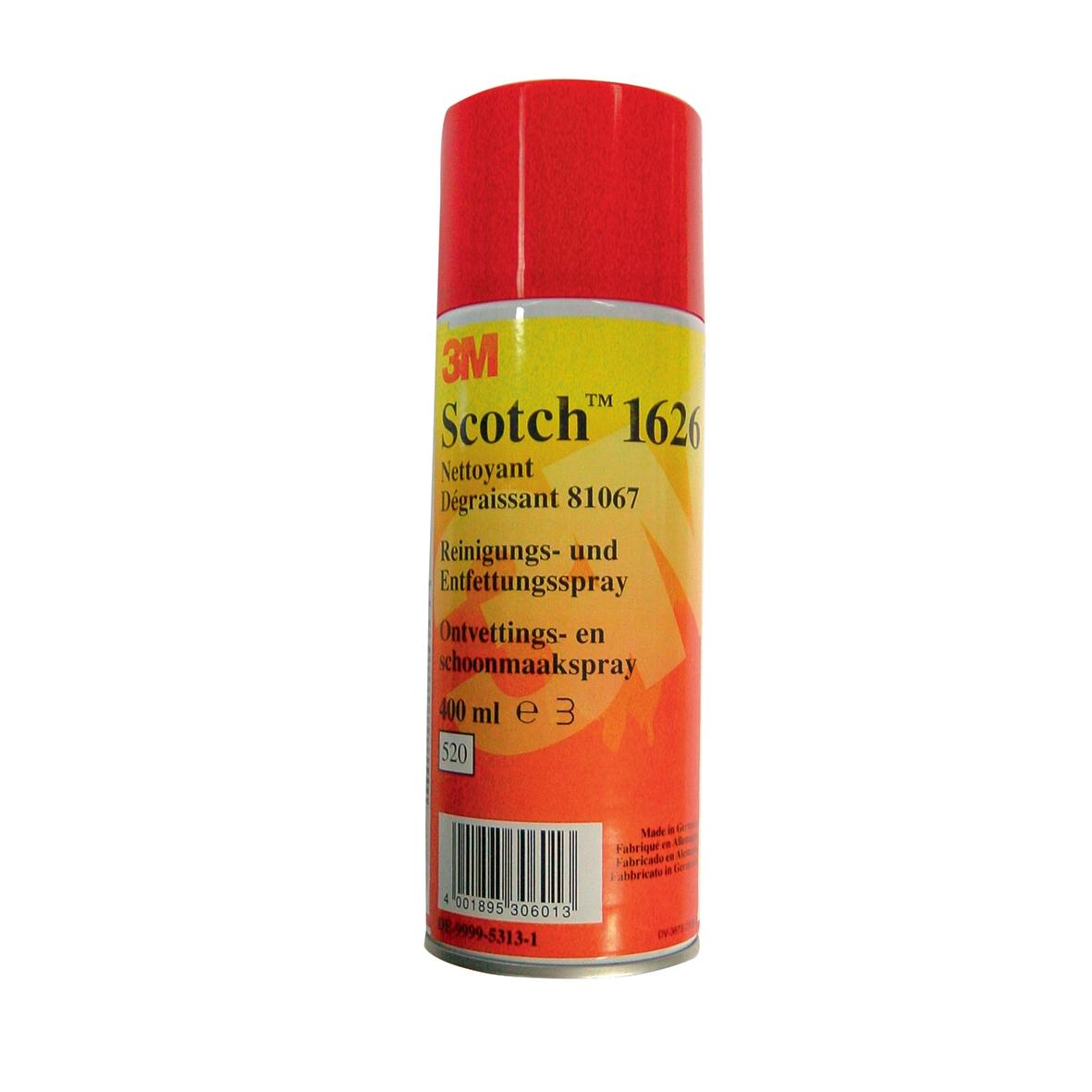 Scotch® 1626 σπρέι καθαρισμού και απολίπανσης, 400 ml | Συσκευασία (1 τεμάχιο)