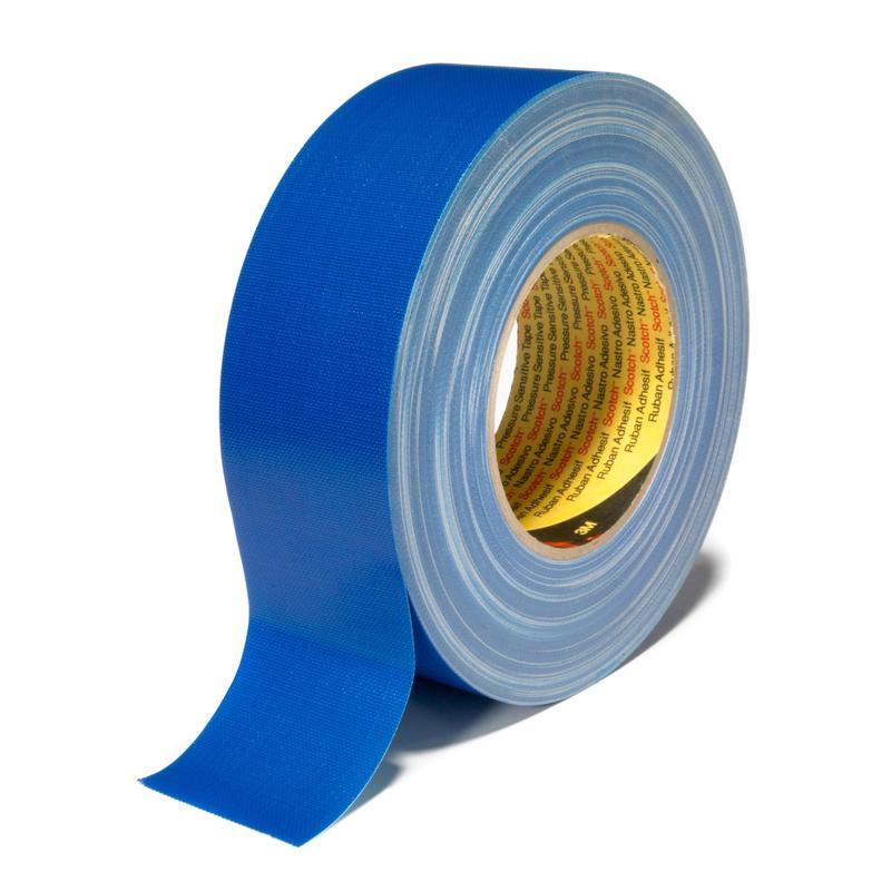 3M™ υφασμάτινη ταινία 389, Μπλε, 50 mm x 50 m, 0,26 mm | Συσκευασία (1 ρολό)