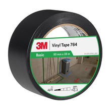 3M™ Ταινία PVC Γενικής Χρήσης 764, Μαύρη, 50mm x 33m, 0,13mm, Μεμονωμένα τυλιγμένα | Συσκευασία (1 ρολό)