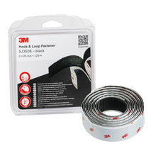3M™ Hook and Loop Tape SJ352B, Μαύρο, 25 mm x 1,25 m, 4,4 mm, Blister IPC | Συσκευασία (1 ρολό)