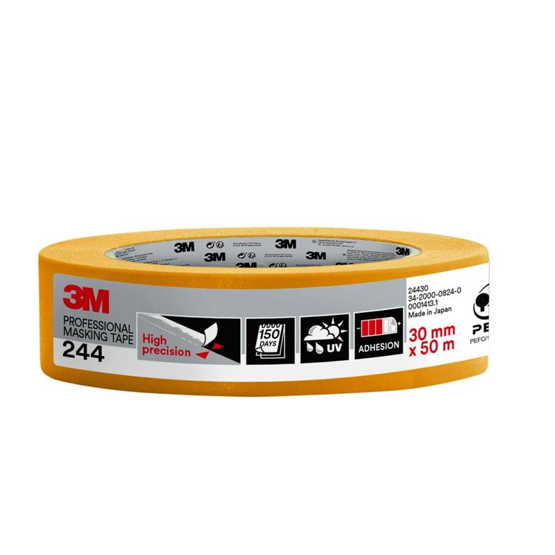 3M™ Painter's Masking Tape 244, 50 m - κολλητική ταινία για εργασίες βαφής