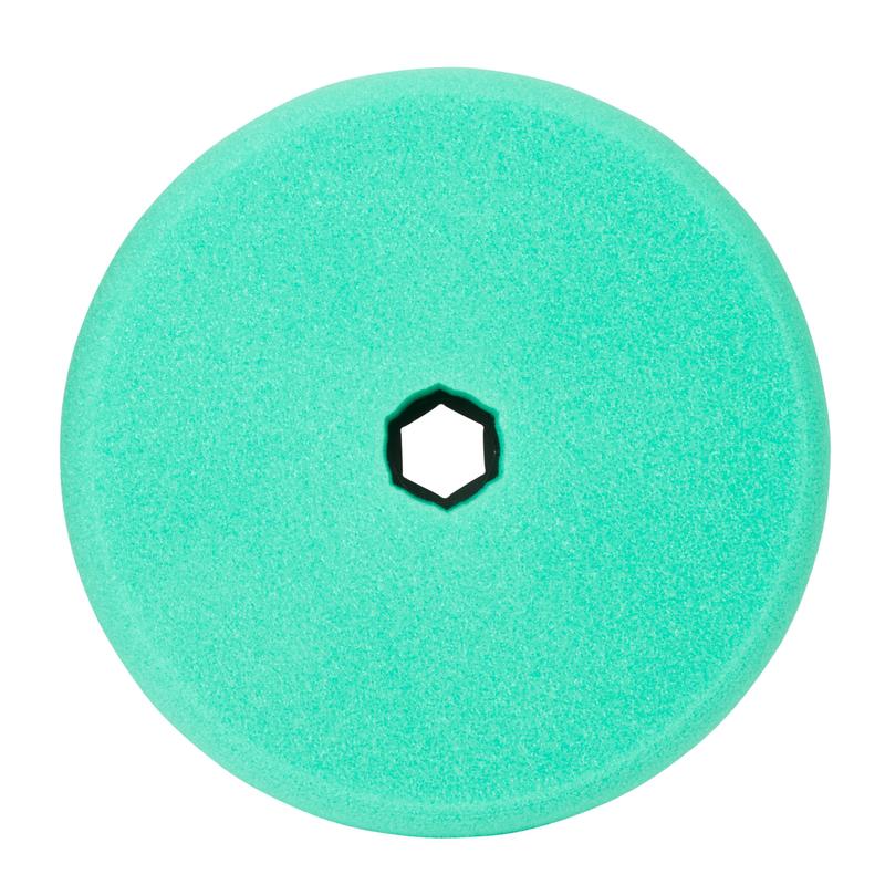 3M™ Perfect-It™ Στίλβωση αφρού χοντρό, σύστημα γρήγορης σύνδεσης, πράσινο, επίπεδο, 150 mm, 50878 | Συσκευασία (1 τεμάχιο)