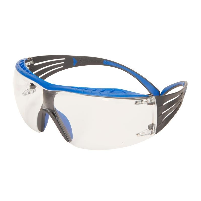 Γυαλιά ασφαλείας 3M™ SecureFit™ 400X, Μπλε/Γκρι κρόταφοι, Scotchgard™ Αντιθαμβωτική/Αντι-γρατσουνισμένη επίστρωση (K&N), Διαφανής φακός, SF401XSGAF-BLU-EU, 20 ανά συσκευασία | Συσκευασία (1 τεμάχιο)