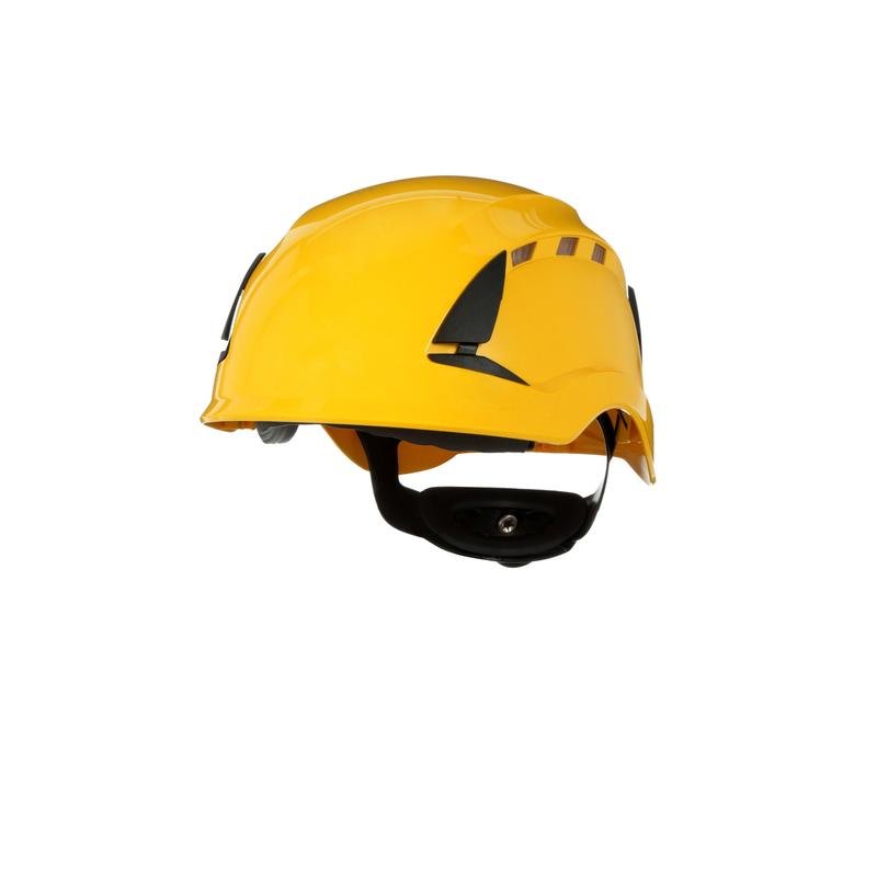Προστατευτικό κράνος 3M™ SecureFit™ X5500, αεριζόμενο, CE, κίτρινο, X5502V-CE | Συσκευασία (1 τεμάχιο)