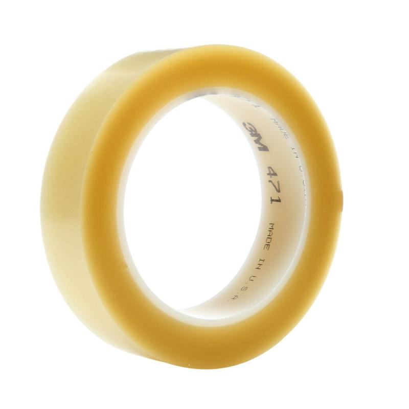 3M™ Soft PVC Tape 471, Clear, 38mm x 33m, 0,14mm | Συσκευασία (1 ρολό)