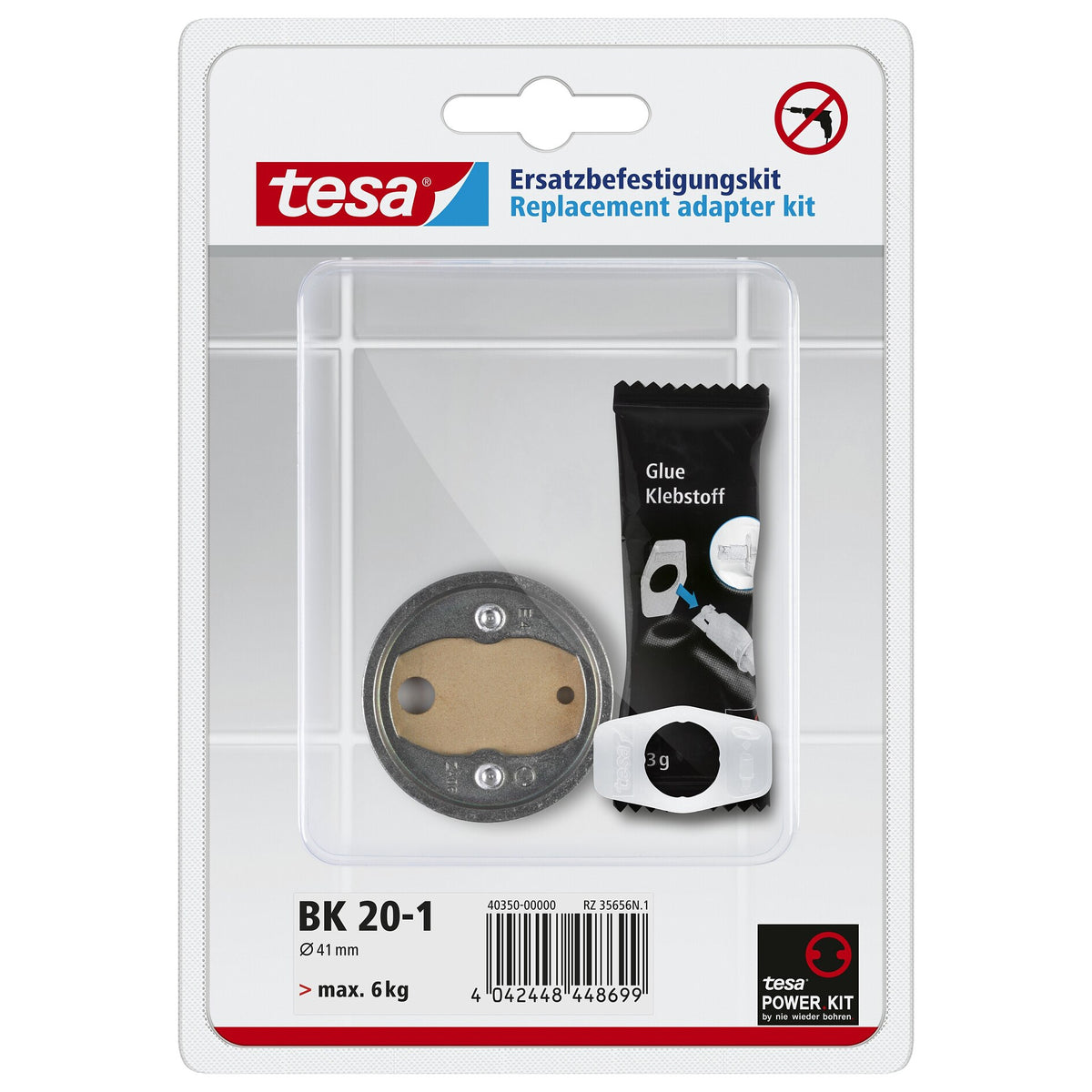 tesa Befestigungsadapter BK20, Zamak Ring