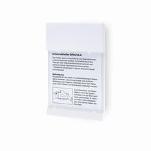 Στήριγμα τοίχου, Dracula, θήκη τοίχου χωρίς εκτύπωση (λευκό), universal | Συσκευασία (1 τεμάχιο)