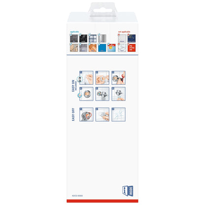 tesa ELEGAANT WC-Garnitur-Set, Metall, verchromt, inkl. Klebelösung