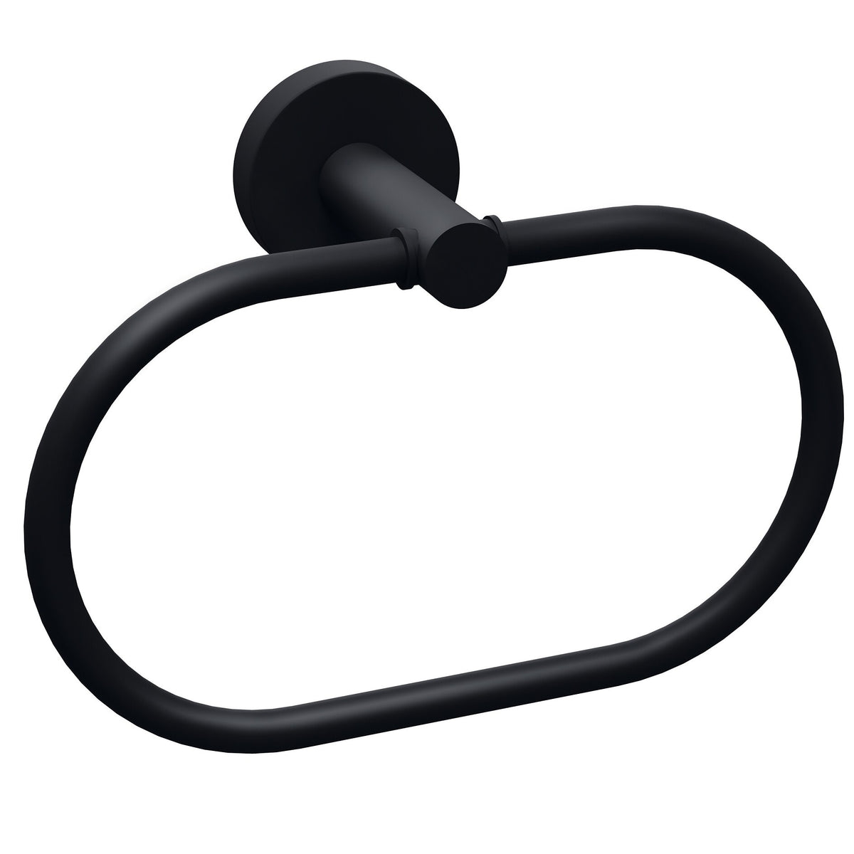 tesa MOON BLACK Handtuchring, selbstklebend, schwarz pulverisierter schwarz