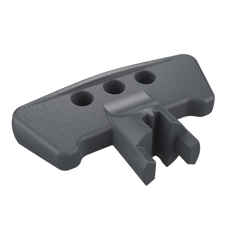 Το κλειδί αντικατάστασης Protect Trolley από την Diversey Deutschland GmbH & Co. OHG είναι ένα γκρι πλαστικό κλειδί αντικατάστασης για το TASKI Protect Trolley, με τρεις κυκλικές οπές και μια διχαλωτή, χαραγμένη προέκταση. Η συσκευασία περιέχει 1 τεμάχιο.