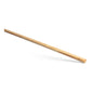 Der Nölle Profi Brush Besenstiel 24x1.400 mm von Nölle Profi Brush Bürsten- & Pinseltechnik e.K. ist ein glatter Holzbesenstiel, der an einem Ende spitz zuläuft und am anderen Ende ein kleines Loch hat - ideal für professionelle Reinigungsaufgaben.