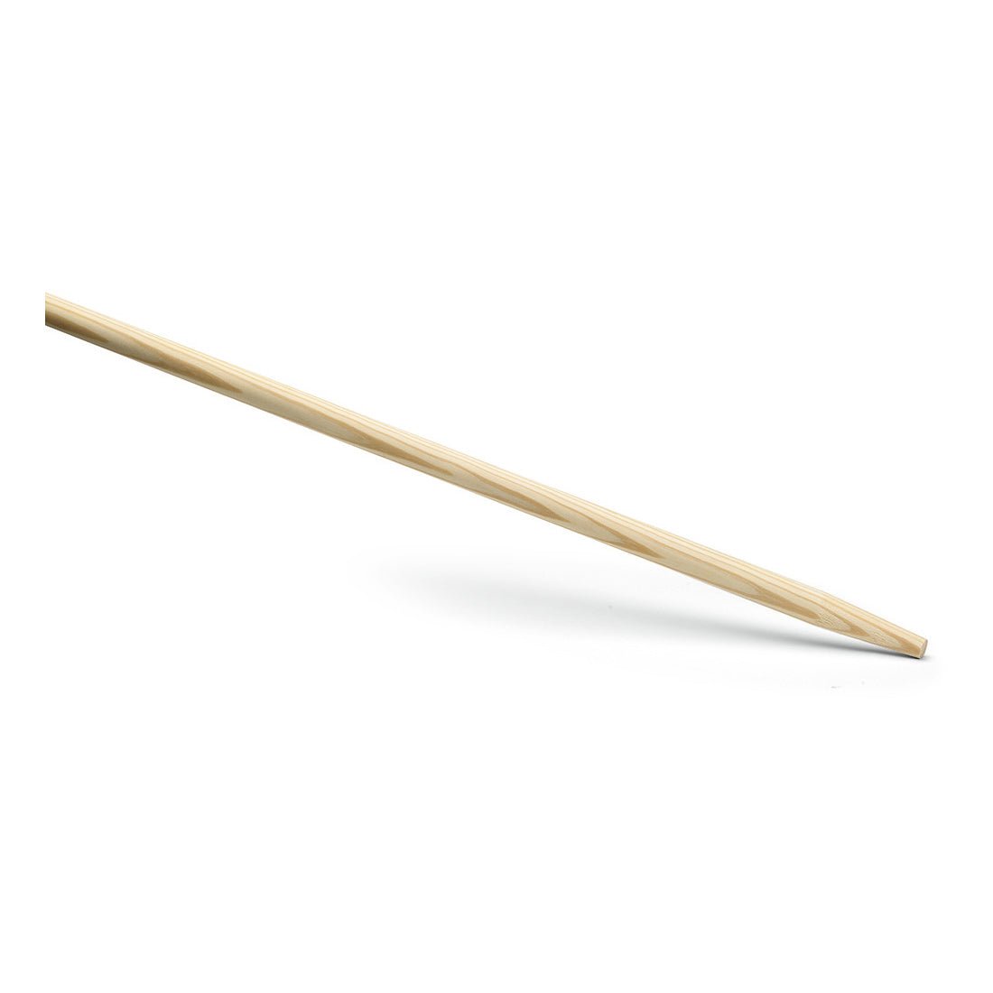 Μια λαβή εργαλείου Nölle Profi Brush 28x1.500 mm από την Nölle Profi Brush Bούρτσες & Τεχνική Πινέλων e.K. βρίσκεται σε μια λευκή επιφάνεια, διαγώνια από πάνω αριστερά προς κάτω δεξιά.