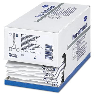 Micro Mosquito Clamp ανατομικά ίσιο 12,5cm | Συσκευασία (25 τεμάχια)