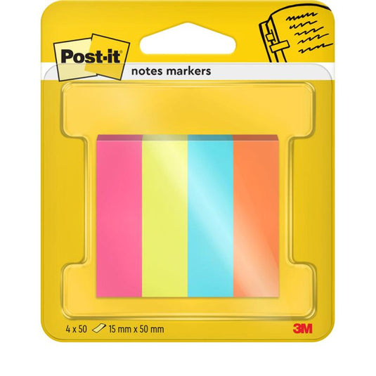 Ο δείκτης σελίδας Post-it® Page Marker, Poptimistic Collection από την 3M Deutschland GmbH, περιέχει 4 μπλοκ των 50 φύλλων (15 mm x 50 mm) σε διάφορα χρώματα και παραδίδεται σε μία συσκευασία (1 τεμάχιο) που είναι πιστοποιημένη κατά 100% από την PEFC (SGSCH-PEFC-COC-110078).