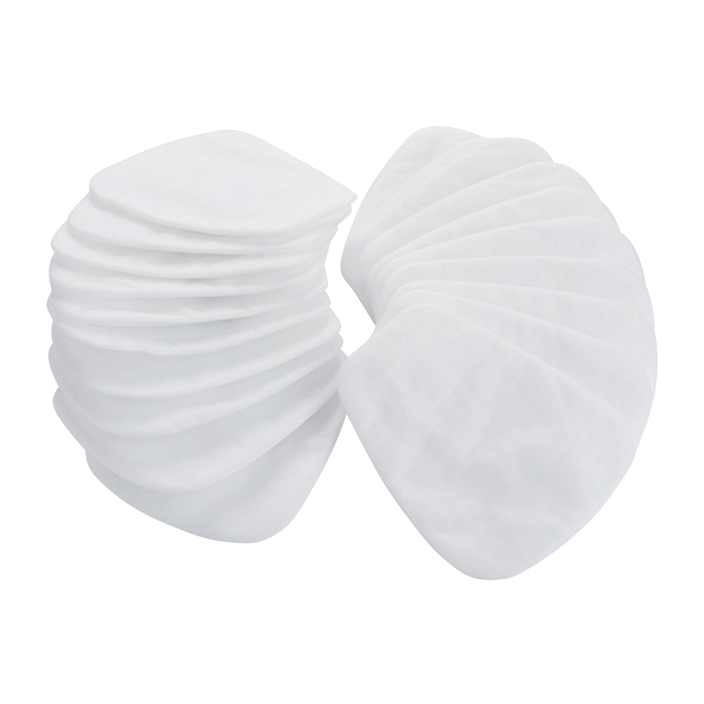 Ein halbkreisförmiger weißer, ovaler 3M™ Partikelfilter 5925, P2 (10 Paar/Packung) der 3M Deutschland GmbH ist auf weißem Hintergrund abgebildet und bietet optimalen Schutz vor Staub.