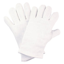 NITRAS βαμβακερά γάντια ζέρσεϊ, λευκά, βαμβακερά μπλουζάκια OEKO-TEX | Συσκευασία (12 ζεύγη)