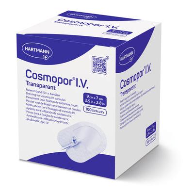 Cosmopor I.V. P100 διάφανο 9x7cm αποστειρωμένο | Συσκευασία (100 τεμάχια)