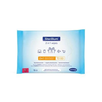 Μαντηλάκια Hartmann Sterillium 2in1 (15 μαντηλάκια) DE/AT/CH | Συσκευασία (1 τεμάχιο)
