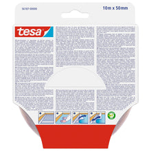 tesa On & Off Klett-Verlegeband, 10 m x 50 mm, weiß