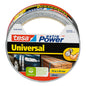 tesa extra Power Universal >60% Recycled Plastic Allzweck-Klebeband silber-grau, 10 m x 50 mm