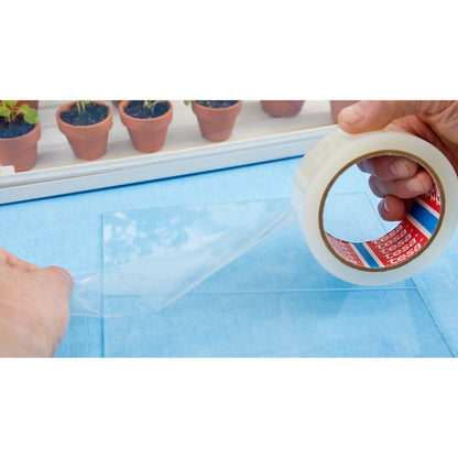 tesa extra Power Transparent Reparaturband, 10 m x 50 mm – Anwendung