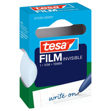 tesafilm INVISIBLE, λευκό ματ, σε αναδιπλούμενο κουτί με κρεμάστρα, 10 m x 19 mm