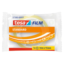 tesafilm standard, διαφανές, σε συσκευασία Flowpack, 10 m x 15 mm