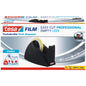 tesa 57422 Easy Cut Tischabroller, leer, für Rollen bis 66m x 25mm, schwart
