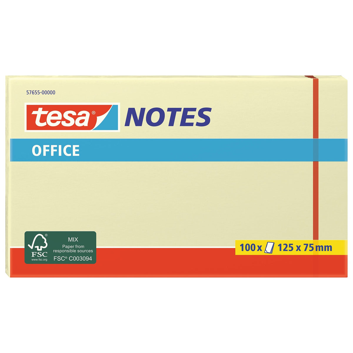 tesa Office Notes Haftnotizen 125 x 75 mm