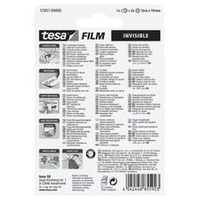 Μίνι-αποτυλιχτή tesafilm + 2 ρολά Invisible, ματ λευκό, για ρολά έως 19 m