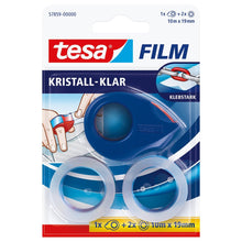 tesafilm 57859 Μίνι αποτυλιχτή με 2 ρολά tesafilm Crystal Clear, διαφανή