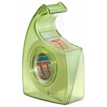 tesa HAND DISPENSER EASY CUT RECYCLED Χειροκίνητο ρολό, πράσινο, με ταινία tesafilm Clear Recycled 33 m x 19 mm