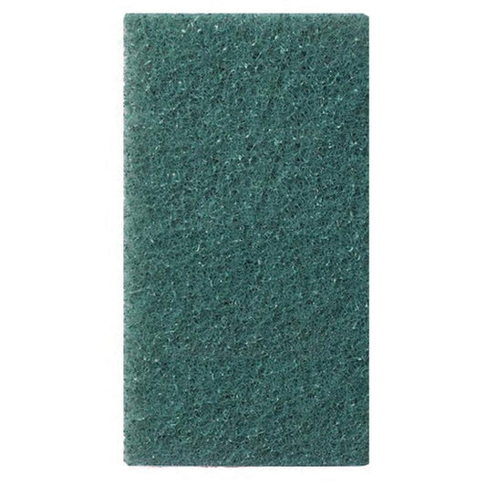 Der TASKI Twister Utility Handpad von Diversey Deutschland GmbH & Co. OHG ist ein grünes, rechteckiges Scheuerpad, das sich ideal für die manuelle Reinigung von schwer zugänglichen Stellen oder die Verwendung mit einem Kantenreinigungsgerät eignet. Geliefert als Karton mit 2 Packungen.