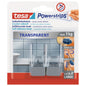 tesa Powerstrips Transparent Haken LARGE matt-chrom