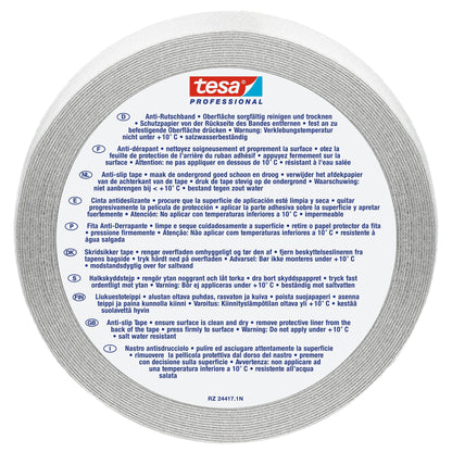 tesa Professional 60950 / 60952 Anti-Rutschband transparent, 15 m x 25 mm