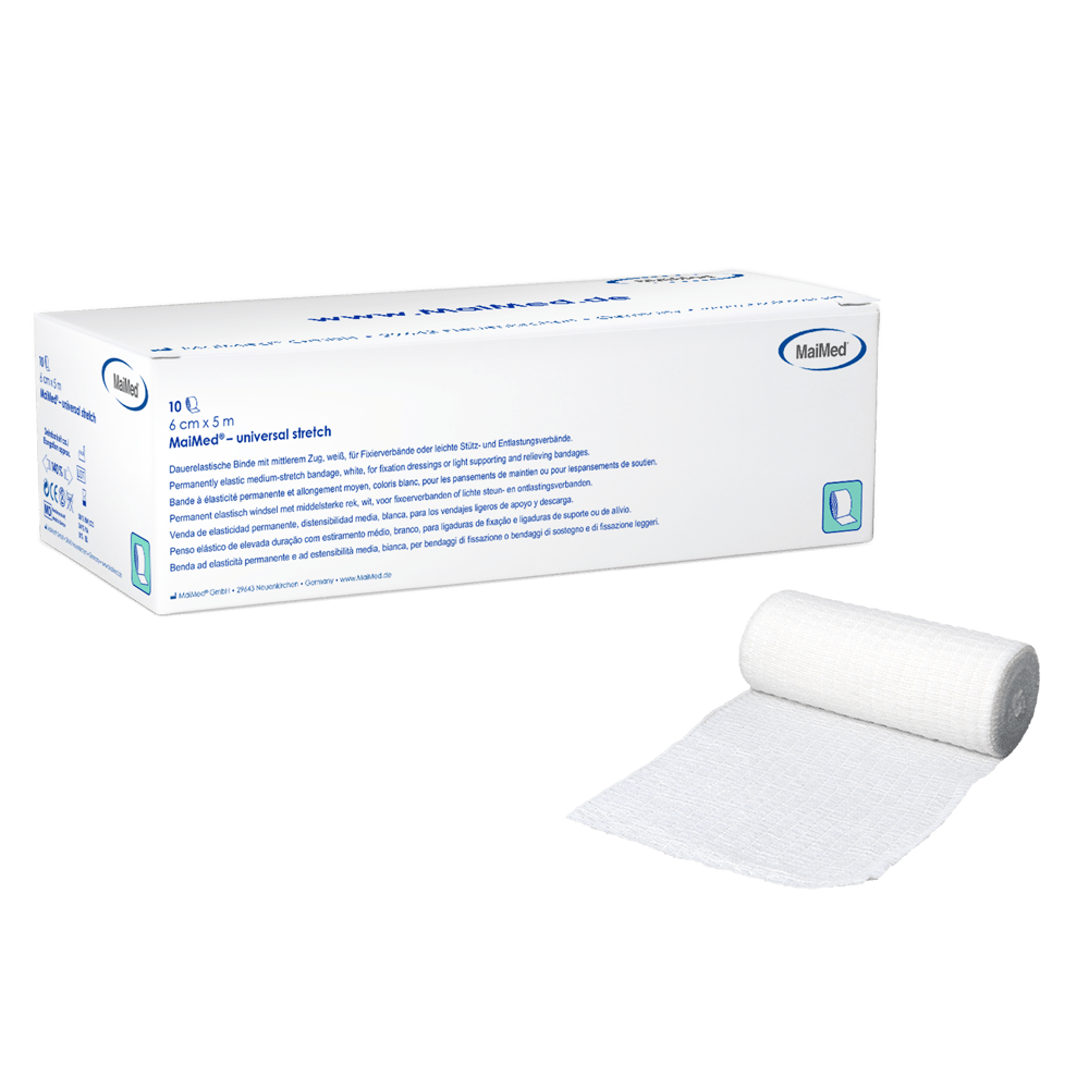 MaiMed-Universal stretch, χωρίς τσέλο Μόνιμα ελαστικός επίδεσμος, 10 τεμάχια/κουτί