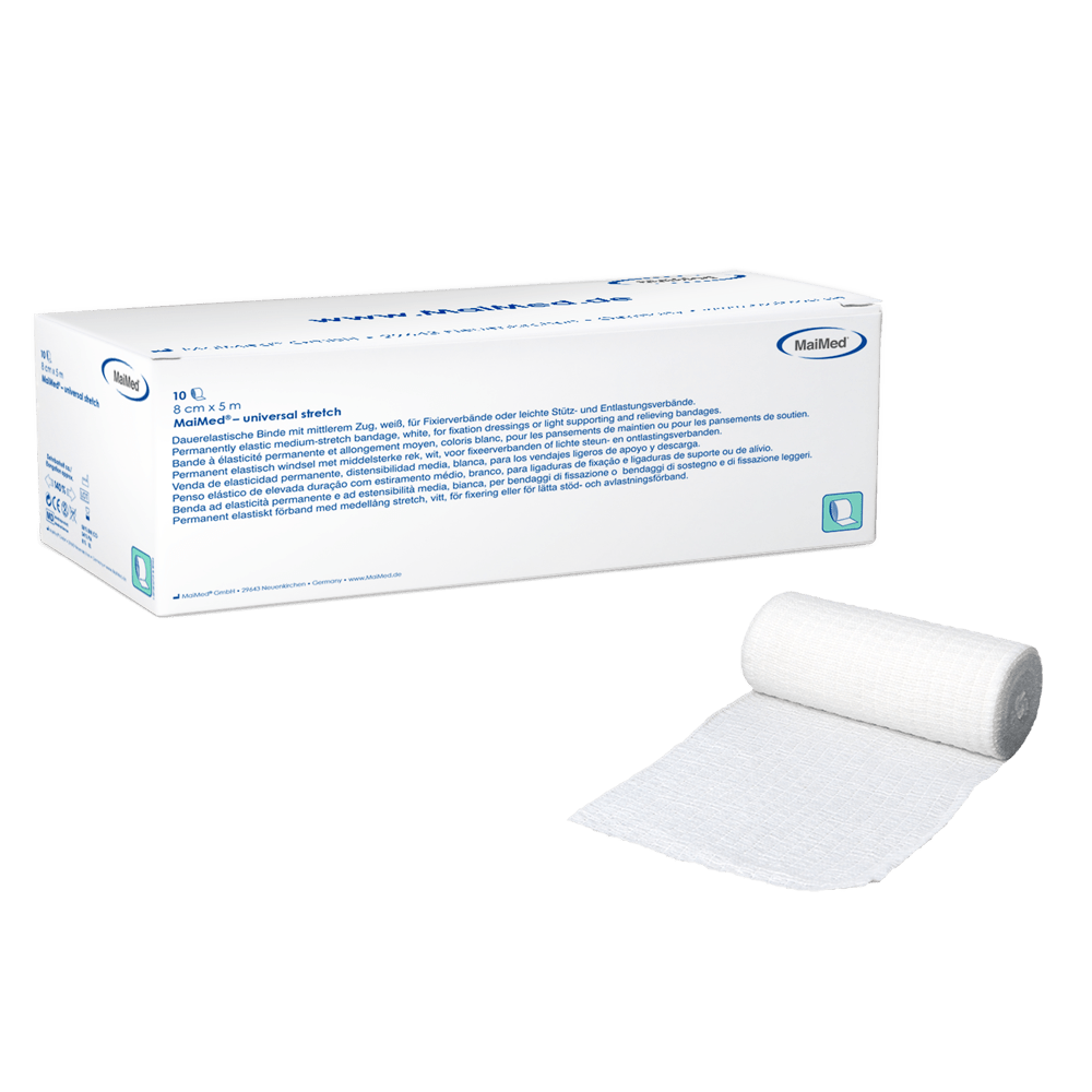 MaiMed-Universal stretch, χωρίς τσέλο Μόνιμα ελαστικός επίδεσμος, 10 τεμάχια/κουτί