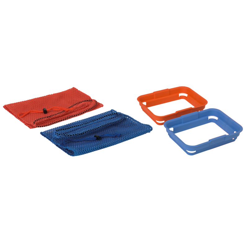 Αριθμητικό πλαίσιο συγκράτησης για δίχτυ πλυντηρίου