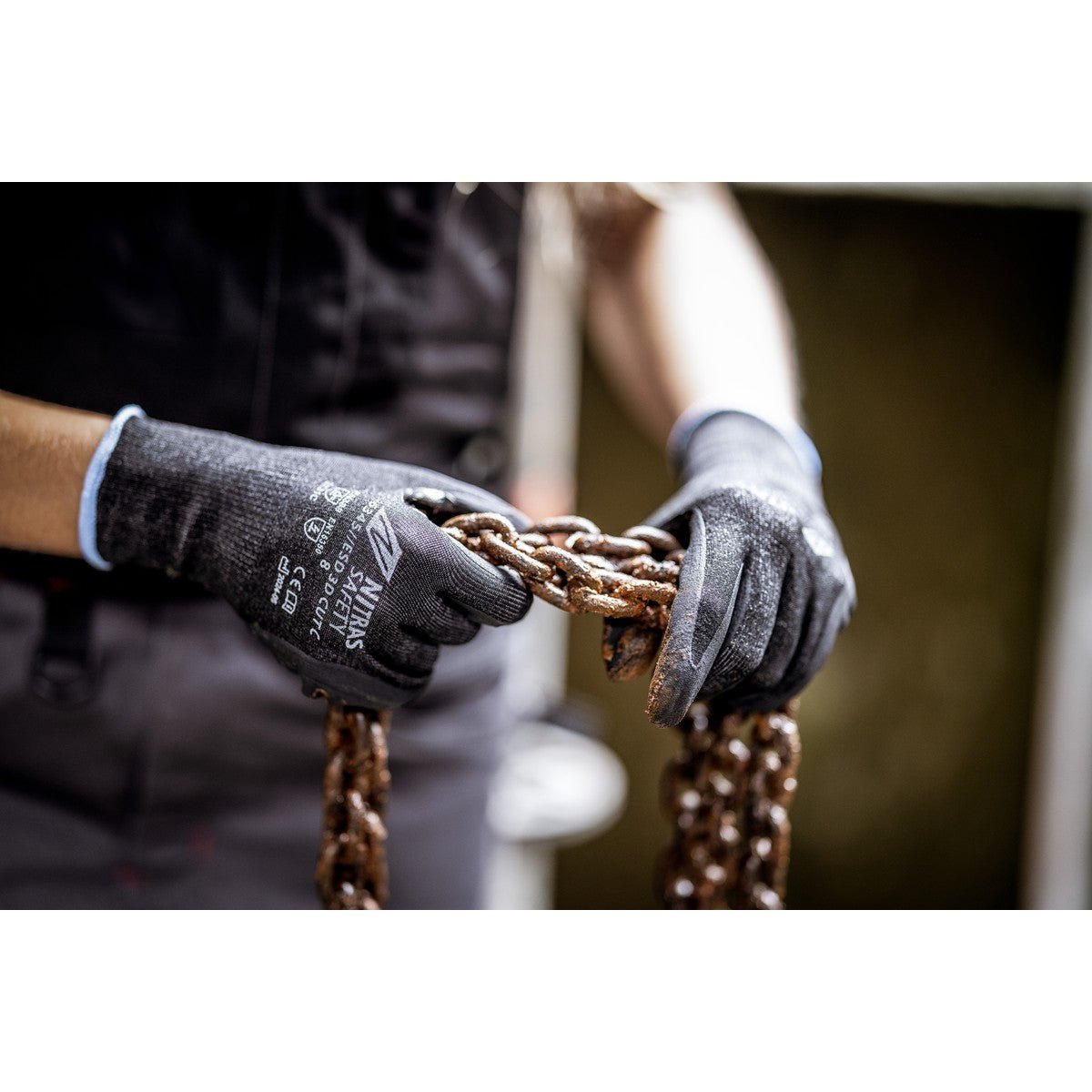 NITRAS ESD 3D CUT C, γάντια προστασίας κοπής, ανθρακί / μαύρο